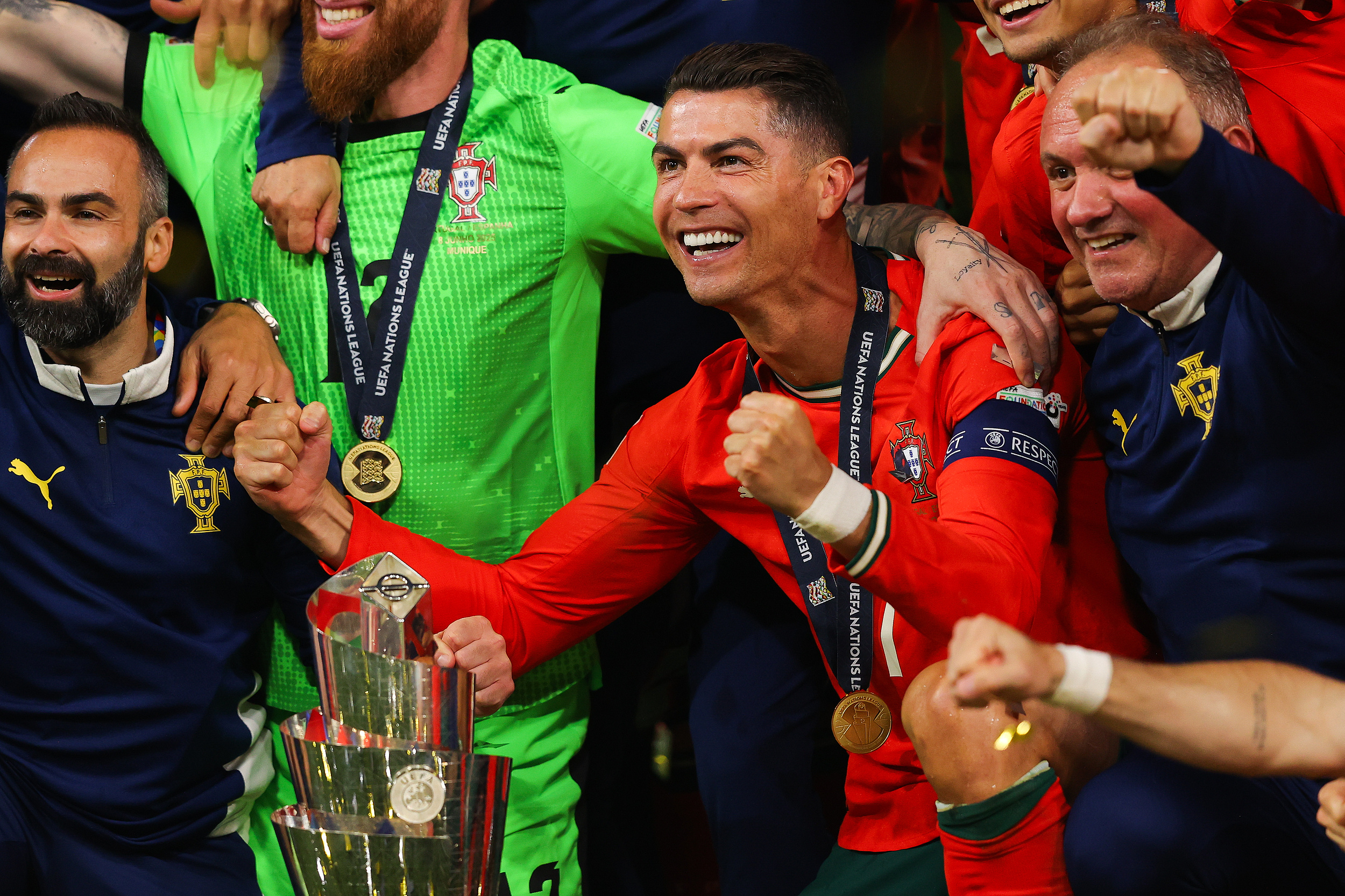 葡萄牙队在国际比赛中击败对手